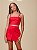 Conjunto Com Saia Shorts Vermelho I Am - Imagem 1