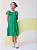 Vestido De Malha Infantil Verde Puro Bimbi - Imagem 1