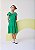 Vestido De Malha Infantil Verde Puro Bimbi - Imagem 2