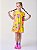 Vestido Infantil Manga Balone Morangos Bimbi - Imagem 2