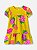 Vestido Infantil Manga Balone Morangos Bimbi - Imagem 3
