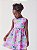 Vestido Infantil Floresta De Flores Bimbi - Imagem 1