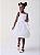 Vestido De Laise Infantil Branco Bimbi - Imagem 1