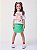 Conjunto Infantil Dino Com Shorts Saia Bimbi - Imagem 2