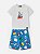 Conjunto Infantil Marvel  Bermuda Estampada Bimbi - Imagem 3