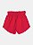Shorts De Moletom Infantil Vermelho Preppy Momi - Imagem 3