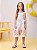 Vestido Branco Infantil Bordado Flores Momi - Imagem 1