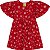 Vestido Infantil Malha Vermelho Jaca Lele - Imagem 3