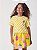 Conjunto Infantil Listras Diagonais Amarelo Bimbi - Imagem 1