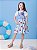 Salopete Jeans Infantil Cerejinhas Momi - Imagem 1