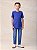 Camiseta Infantil Basica Azul Royal Youccie - Imagem 3