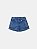 Conjunto Infantil Jeans Com Shorts Plissado Anime - Imagem 1
