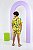 Pijama Americano Infantil Amarelo Mario - Imagem 4