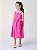 Vestido De Laise Infantil Rosa Neon Bimbi - Imagem 1