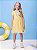 Vestido Infantil Daisy Com Tule Amarelo Sunny Momi - Imagem 1