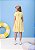 Vestido Infantil Daisy Com Tule Amarelo Sunny Momi - Imagem 3