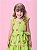 Vestido Infantil Bordado Amoras Verde Momi - Imagem 3