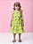 Vestido Infantil Bordado Amoras Verde Momi - Imagem 2