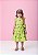 Vestido Infantil Bordado Amoras Verde Momi - Imagem 1