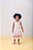 Vestido Infantil Bordado Flores Off White Momi - Imagem 2
