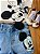 Shorts Jeans Infantil Minnie E Mickey Anime - Imagem 2
