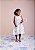 Vestido Infantil Com Babados Off White Anime - Imagem 2