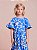 Vestido Infantil Coracoes Azul Anime - Imagem 2