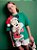 Tshirt Infantil Minnie Noel Verde Puro Anime - Imagem 2