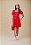 Vestido Vermelho Com Mangas Bufantes I Am - Imagem 1