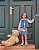 Colete Infantil Jeans Com Babados Momi - Imagem 1