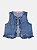 Colete Infantil Jeans Com Babados Momi - Imagem 4