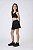 Saia Com Shorts Fitness Infantil Preta Siri - Imagem 1