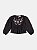 Blusa Infantil Bordado Flores Preto Momi - Imagem 3