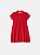 Vestido De Tricot Infantil Polo Vermelho Anime - Imagem 3