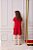 Vestido De Tricot Infantil Polo Vermelho Anime - Imagem 2