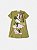 Vestido Infantil Minnie Com Laco Verde Anime - Imagem 4