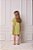 Vestido Infantil Minnie Com Laco Verde Anime - Imagem 2