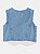 Colete Jeans Infantil Bordado Flores Momi - Imagem 5