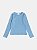 Blusa Infantil Basica Canelada Azul Momi - Imagem 1