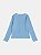 Blusa Infantil Basica Canelada Azul Momi - Imagem 2