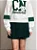 Short Saia Plissad Verde College Authoria - Imagem 1