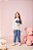 Blusa Daisy Com Laco Jeans Momi - Imagem 1