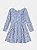 Vestido Infantil De Tweed Xadrez Azul/off Momi - Imagem 3