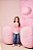Blusa Infantil Listras Urso Rosa Neon Momi - Imagem 1