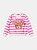 Blusa Infantil Listras Urso Rosa Neon Momi - Imagem 3