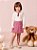 Conjunto Infantil Gola Laço Tweed Bordô Momi - Imagem 2