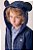 Jaqueta Puffer Infantil Com Orelhas Azul Youccie - Imagem 2
