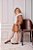 Jaqueta Suede Infantil Marrom Caramelo Anime - Imagem 3