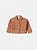 Jaqueta Suede Infantil Marrom Caramelo Anime - Imagem 6