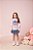 Blusa Infantil Listrado Stitch Momi - Imagem 1
